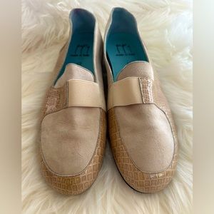 TT1 Loafers Leather Suede Size 39